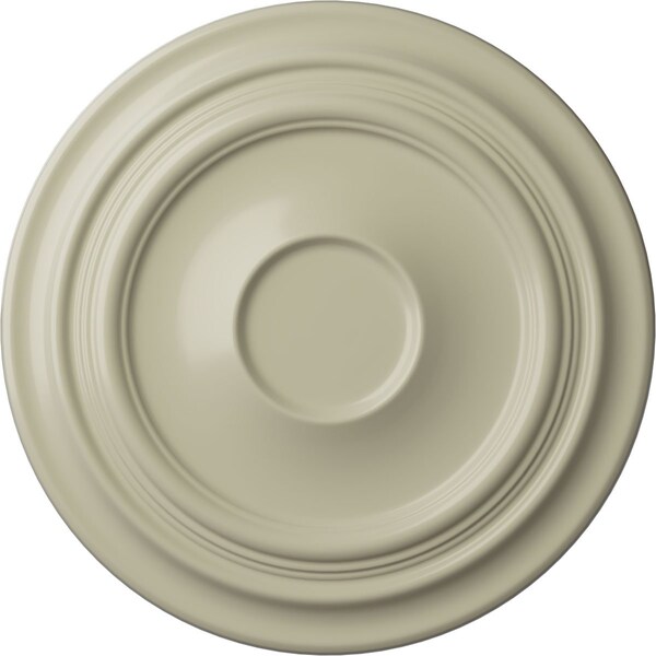 Ekena Millwork Traditional Ceiling Medallion (Fits Canopies up to 5 1/2"), 24 3/8"OD x 1 1/2"P, Clear Yellow CM24TRCYF - main
